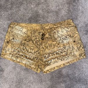 *SOLD* Snake Skin Print Shorts